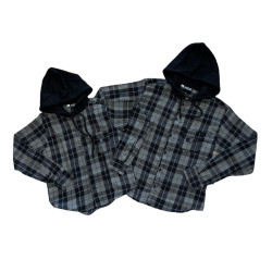 BLKxGRY FLANNEL