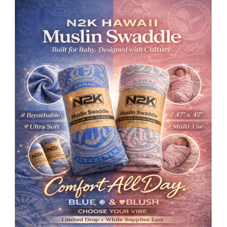 N2K MASH-UP MUSLIN SWADDLE